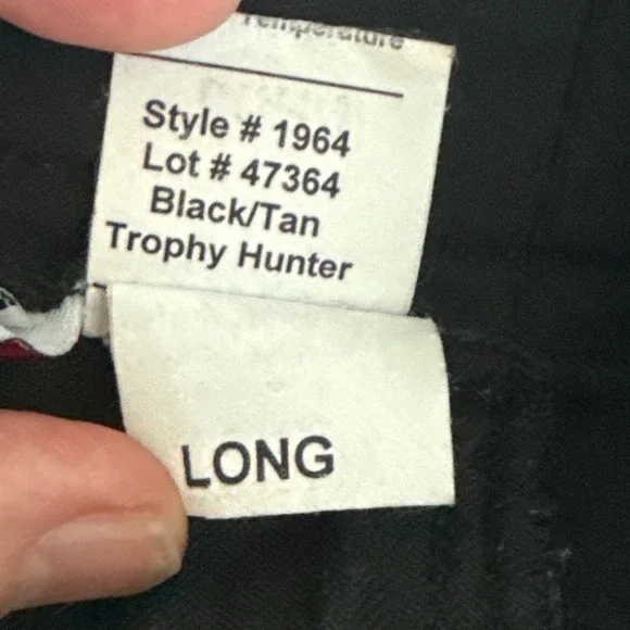 The Tailored Sportsman Trophy Hunter Mid Rise Side Zip Breech Black Tan 30 Long - Picture 4 of 15